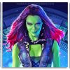 Gamora Marvel 3 Panels Paint By Numbers