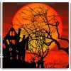 Halloween Night 3 Panels Paint By Numbers