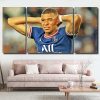 Kylian Mbappe 4 Panels Paint By Numbers