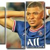 Kylian Mbappe 4 Panels Paint By Numbers