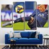 Kylian Mbappe Footballer 4 Panels Paint By Numbers