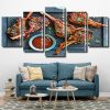 Lamb Chops With Chile Sauce 5 Panels Paint By Numbers