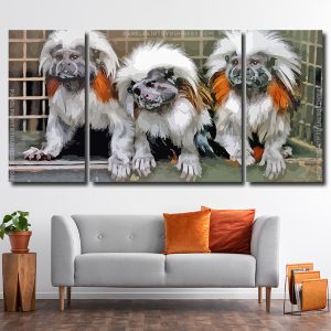 Marmosets 3 Panels Paint By Numbers