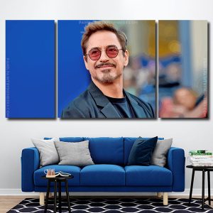 Marvel Star Robert Downey Jr 3 Panels Paint By Numbers