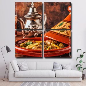 Moroccan Tagine Square Panels Paint By Numbers