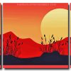 Mountain Landscape Silhouette 3 Panels Paint By Numbers