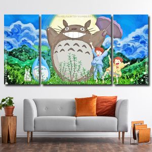 My Neighbor Totoro 3 Panels Paint By Numbers