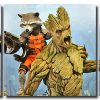 Rocket and Groot Guardians of The Galaxy 3 Panels Paint By Numbers