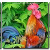 Rooster Bird Animal 3 Panels Paint By Numbers