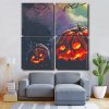 Scary Pumpkins Square Panels Paint By Numbers