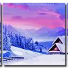 Snowy Mountains 3 Panels Paint By Numbers