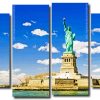 Statue Of Liberty National Monument Manhattan 4 Panels Paint By Numbers