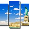 Statue Of Liberty National Monument Manhattan 5 Panels Paint By Numbers