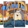 Studio Ghibli My Neighbor Totoro 4 Panels Paint By Numbers