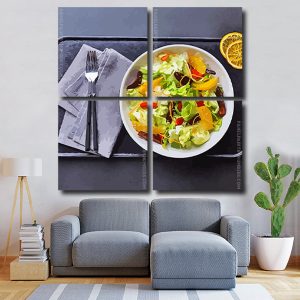 Tasty Salad Square Panels Paint By Numbers