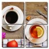 Tea And Coffee Square Panels Paint By Numbers