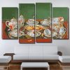 Vintage Tea Set 4 Panels Paint By Numbers