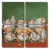 Vintage Tea Set Square Panels Paint By Numbers