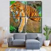 Wild Tiger Art Square Panels Paint By Numbers