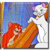 Aesthetic The Aristocats 3 Panels Paint By Numbers