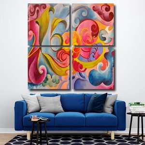 Aesthetic Abstract Art Square Panels Paint By Numbers