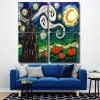 Aesthetic Halloween Starry Night Square Panels Paint By Numbers