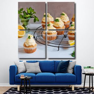 Aesthetic Tasty Cupcakes Square Panels Paint By Numbers