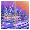 Christmas Day Art Square Panels Paint By Numbers