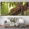 Clouded Leopard 3 Panels Paint By Numbers