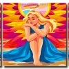 Fairy Angel 3 Panels Paint By Numbers