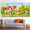 Farm Animals 3 Panels Paint By Numbers