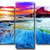 Ocean Scene 5 Panels Paint By Numbers