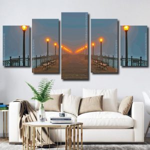 Piers Lamps 5 Panels Paint By Numbers