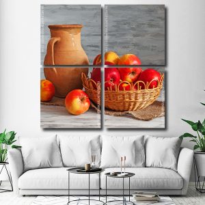 Red Apples Still Life Square Panels Paint By Numbers