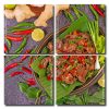 Stir Fried Chicken Liver Bassil Banana Leaves Square Panels Paint By Numbers