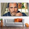 The Actor Joaquin Phoenix 3 Panels Paint By Numbers