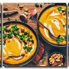 Vegan Soup 3 Panels Paint By Numbers