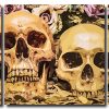 Vintage Skulls 3 Panels Paint By Numbers