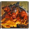 Wild Cerberus 3 Panels Paint By Numbers