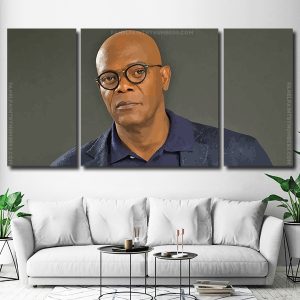 Samuel L Jackson 3 Panels Paint By Numbers