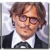 The American Actor Johnny Depp 3 Panels Paint By Numbers