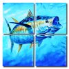 Yellowfin Tuna Fish Square Panels Paint By Numbers