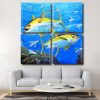 Yellowfin Tuna Square Panels Paint By Numbers